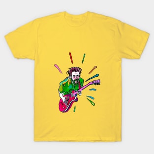 guitar player paint T-Shirt